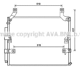 AVA QUALITY COOLING to5697d -  Конденсатор, кондиционер